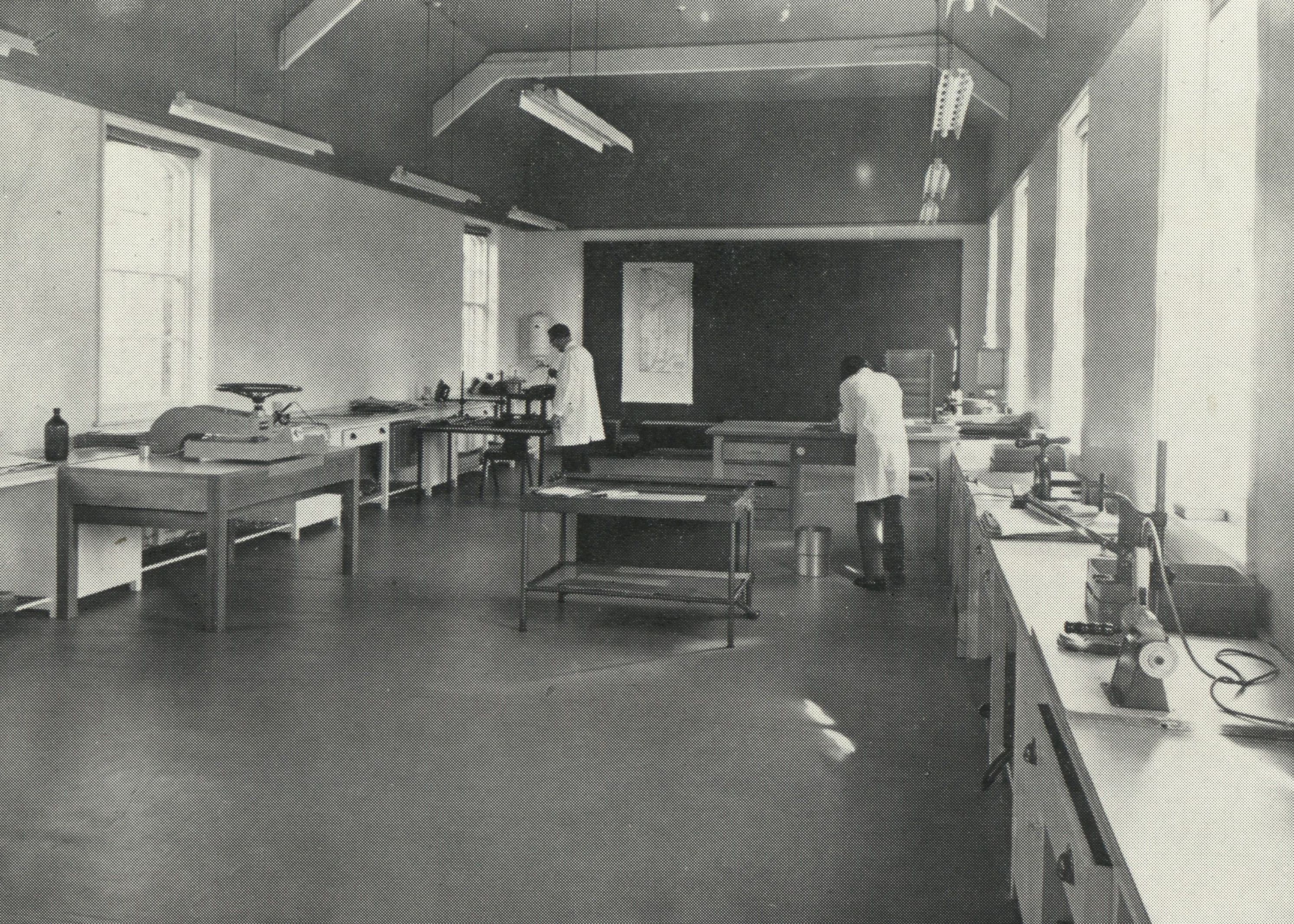 The new conservation room, 1970